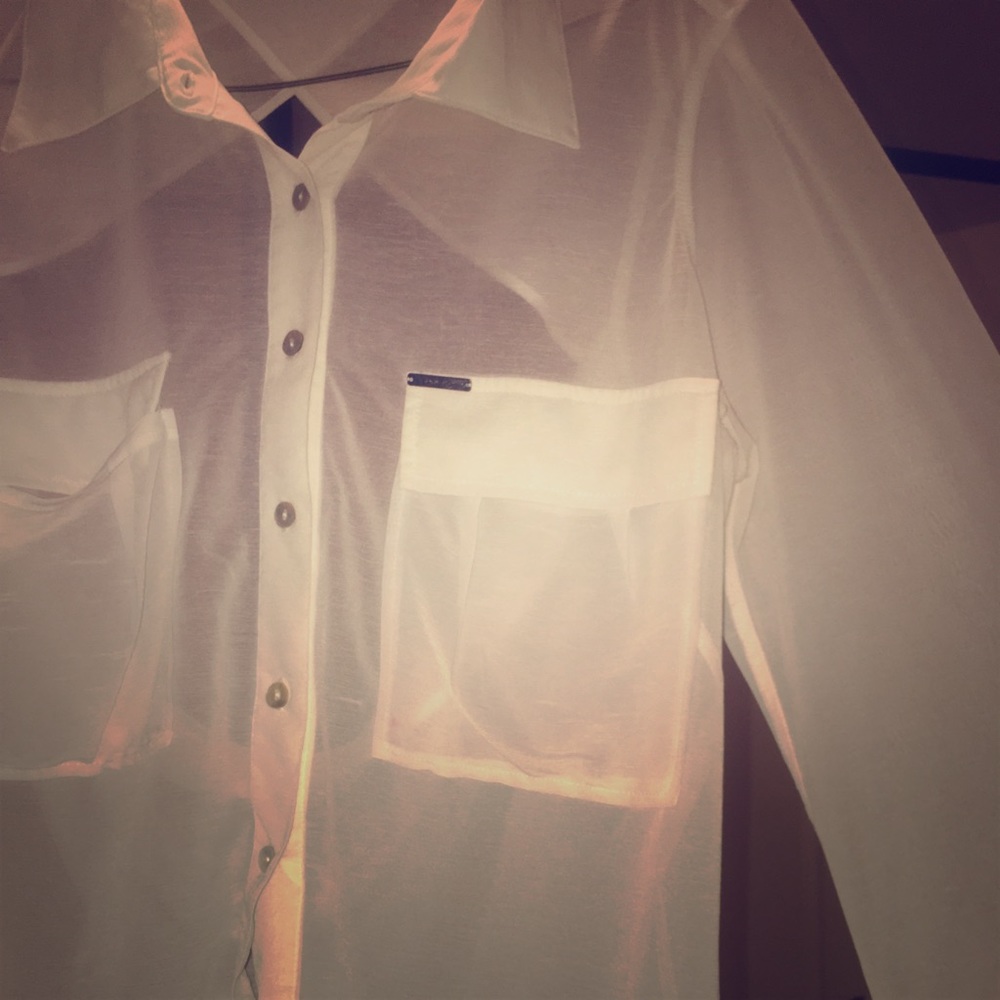 Sean John sheer shirt